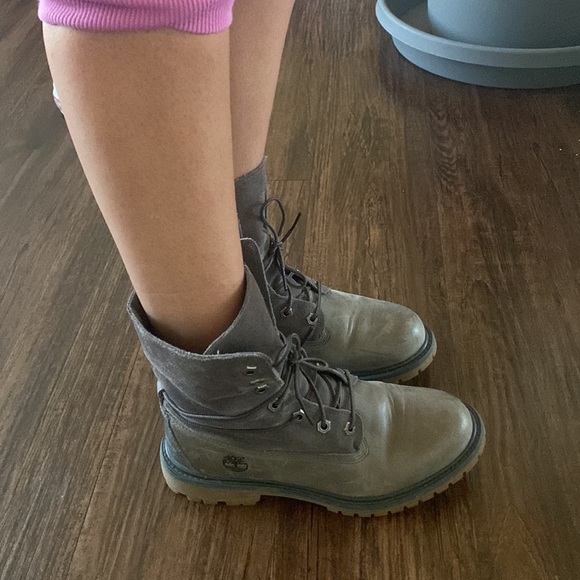 Grey Timberlands GUC size 7 - Picture 3 of 10